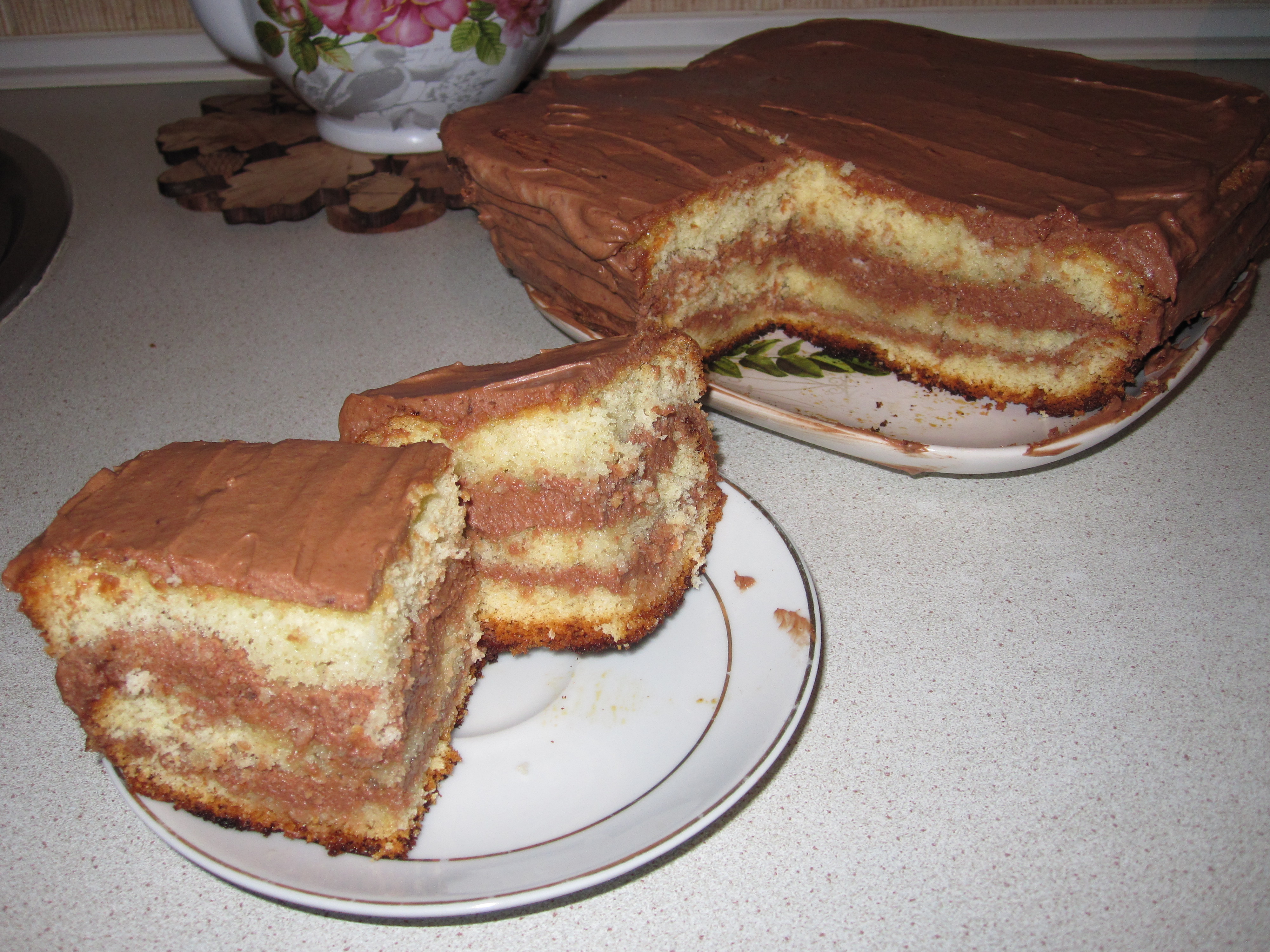 Бисквитный торт в домашних условиях пошаговый рецепт с фото