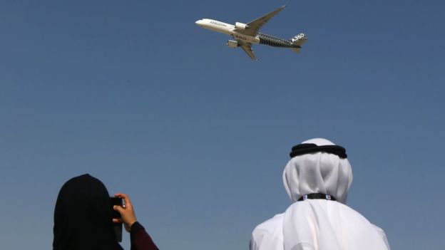 Военные самолеты стали гвоздем программы авиашоу в Дубае