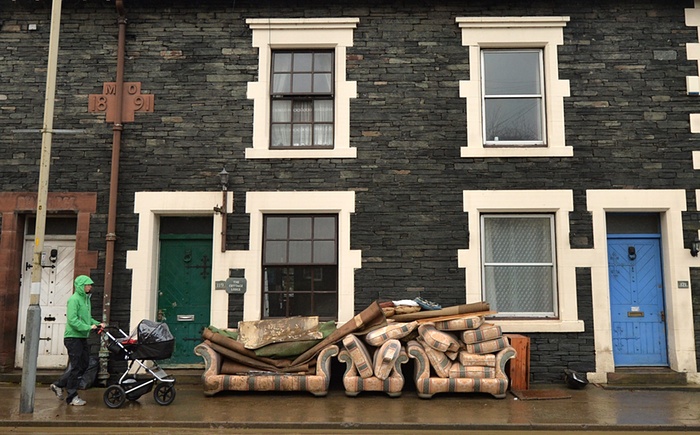 Шторм Десмонд вызвал наводнения в Великобритании