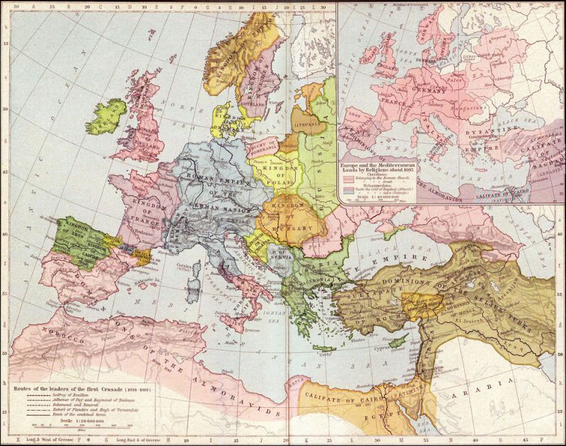 32 карты, благодаря которым вы заново откроете Европу