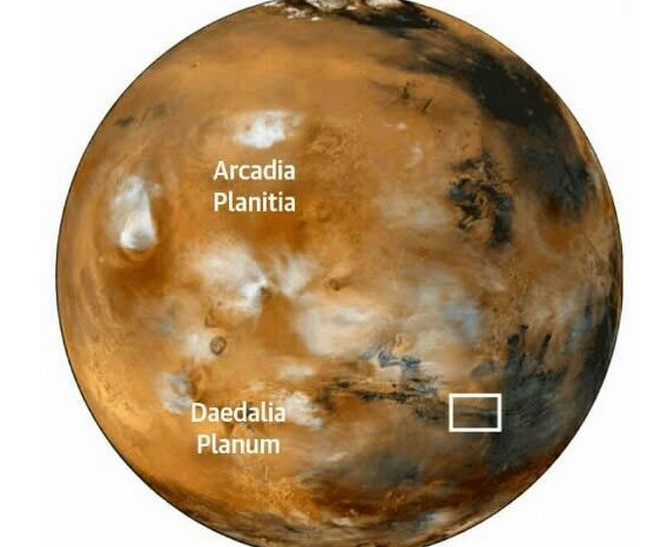 NASA нашло на Марсе жидкую воду