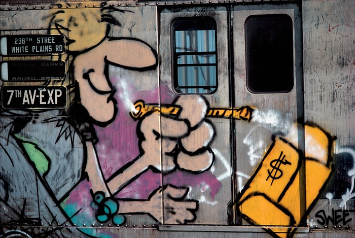 Граффити нью-йоркского метро: фотогалерея