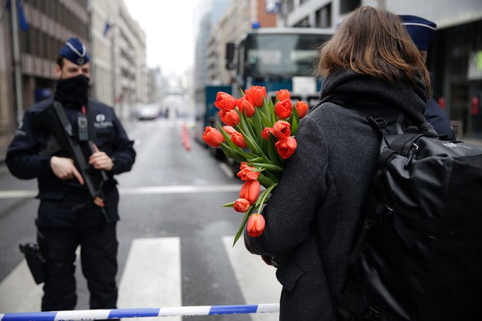 Шок и тишина: Брюссель после терактов