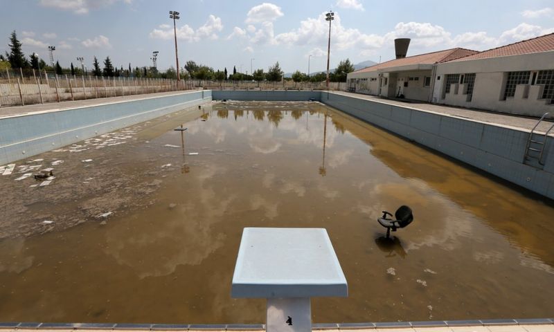 Заброшенные олимпийские сооружения в Афинах