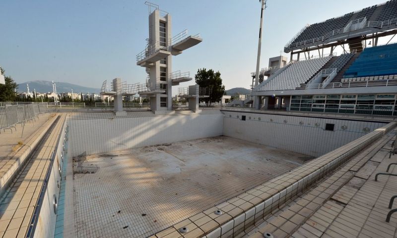 Заброшенные олимпийские сооружения в Афинах