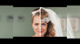 50 лет моды на свадебные прически в одном ролике