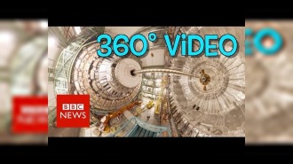 BBC сняла панорамное видео Большого адронного коллайдера